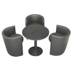 Sitzgruppe Rome schwarz