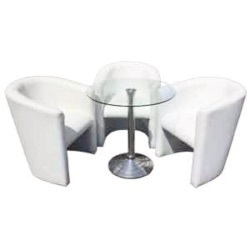 Sitzgruppe Rome weiß